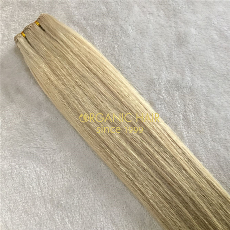 Customized hand tied wefts-with the best quality and affordable A177